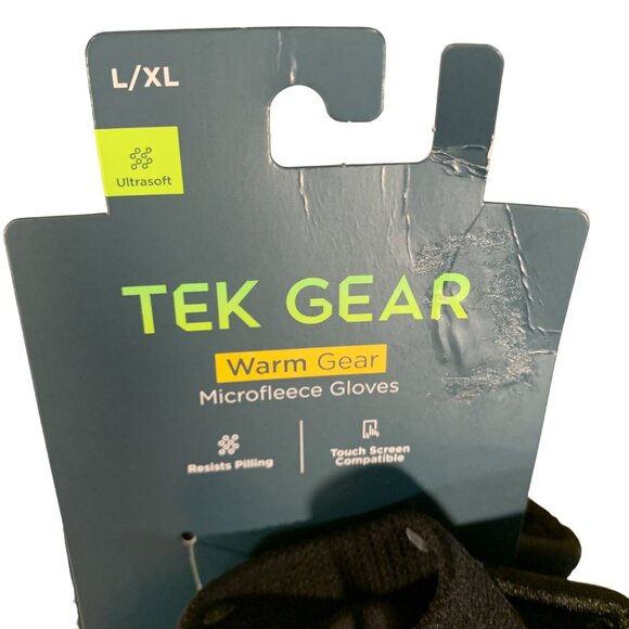 Tek Gear L/XL Warm Gear Microfleece Gloves Thinsulate Insulated Touch Screen Com - Picture 5 of 6